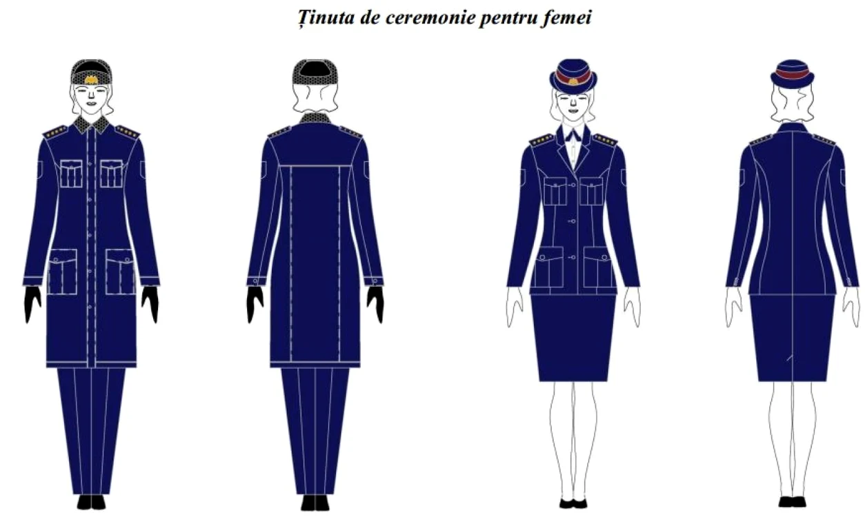 Noua uniformă a angajaţilor sistemului penitenciar din Republica Moldova.