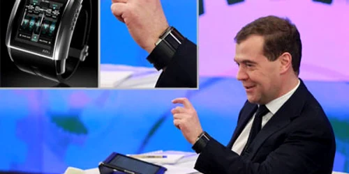 Ceasul high-tech al lui Dmitri Medvedev