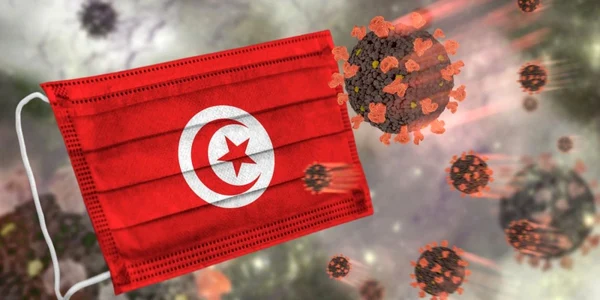 drapel tunisia steag coronavirus masca foto shutterstock