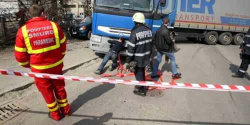 Accident pe strada Fagului, Cluj