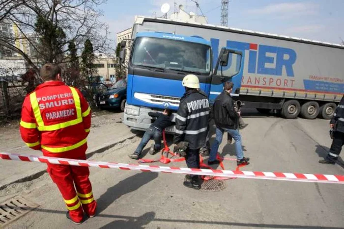 Accident pe strada Fagului, Cluj