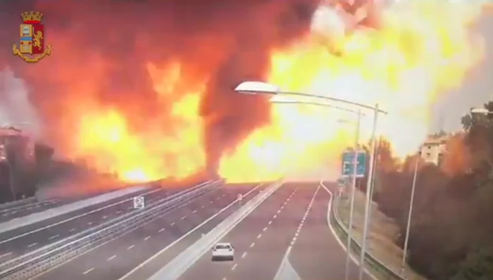 Explozia de le la Bologna FOTO arhivă