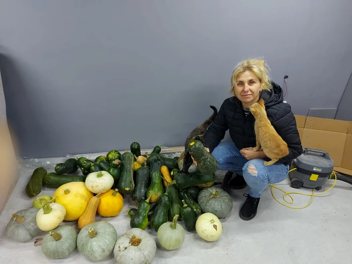 Veronica produce legume pentru toate anotimpurile FOTO: arhiva personală