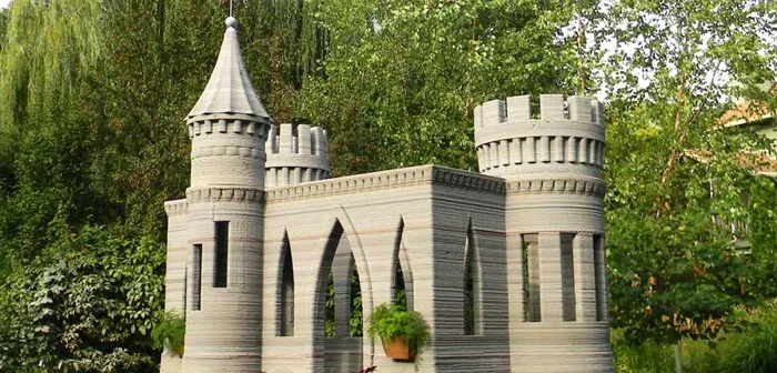 Castelul a fost construit cu ajutorul unei imprimante 3D FOTO 3Dprint.com