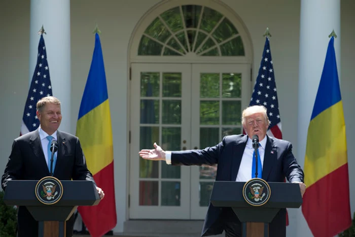
    Klaus Iohannis a mai fost primit de Donald Trump și în iunie 2017Foto: EPA  