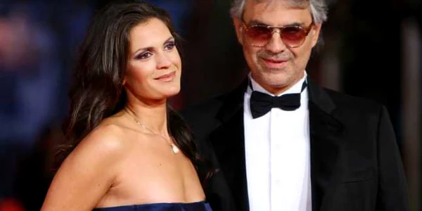 Andrea Bocelli si sotia Veronica Berti foto guliver/getty images