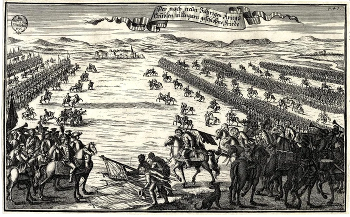 Curuții în fața armatei imperiale în 1711 FOTO wikipedia