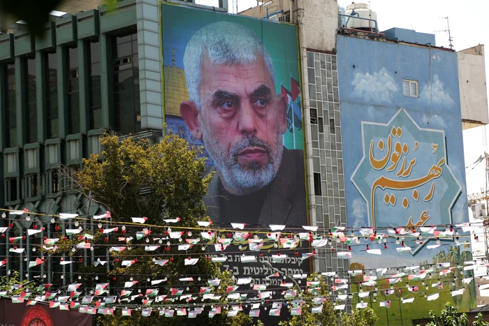 Panouri cu noul lider al Hamas la Teheran FOTO PROFIMEDIA