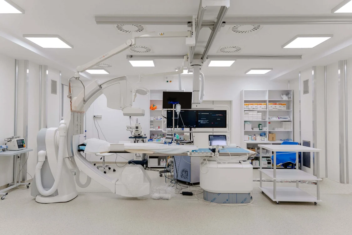 Secție de cardiologie într-un spital