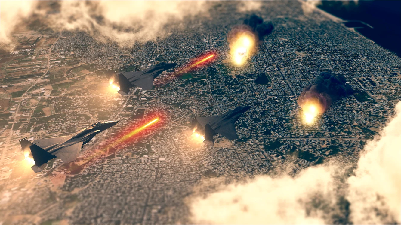 Bombardamente-Fâșia Gaza FOTO Shutterstock