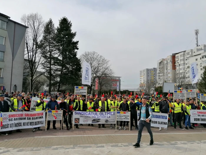 protest tmk la slatina - foto alina mitran