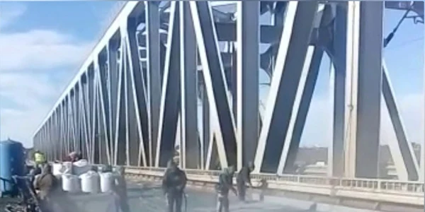 slobozia lucrari la podul borcea foto Faceb/CNAIR