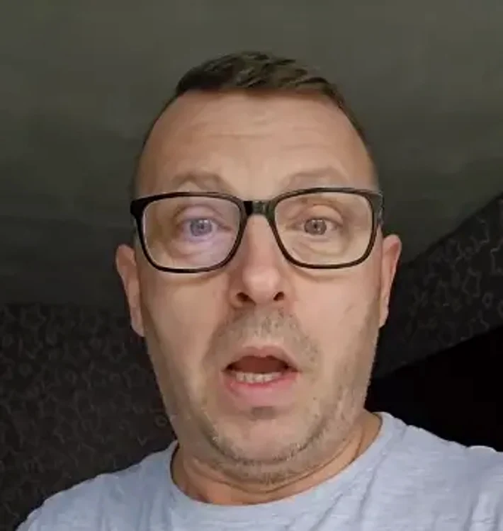 Doru Barbu este exasperat de vremea din Anglia FOTO captură video Tik Tok