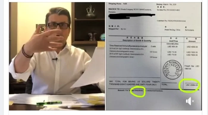 Decebal Făgădău arată documente privind donaţia