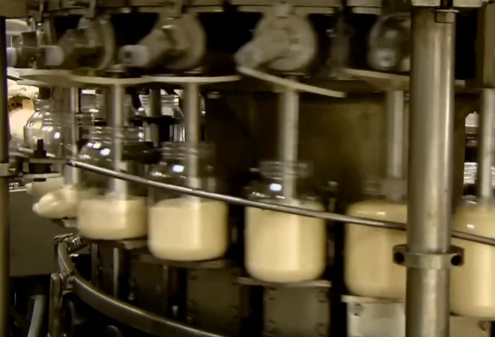 Procesul de fabricare a maionezei FOTO: Captura video