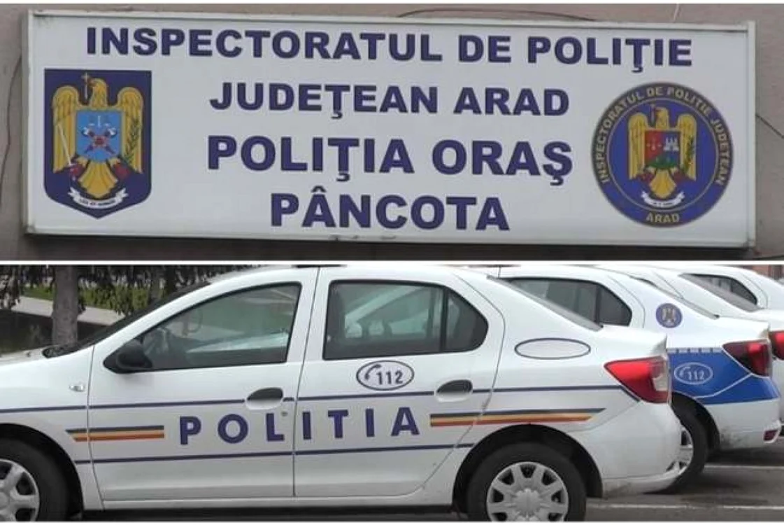 Poliţia din Pâncota FOTO Aradon.ro