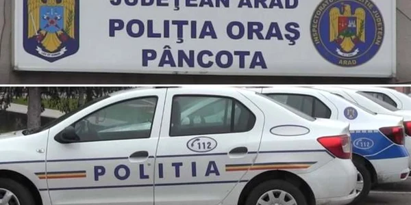 Poliţia Pâncota FOTO Aradon.ro