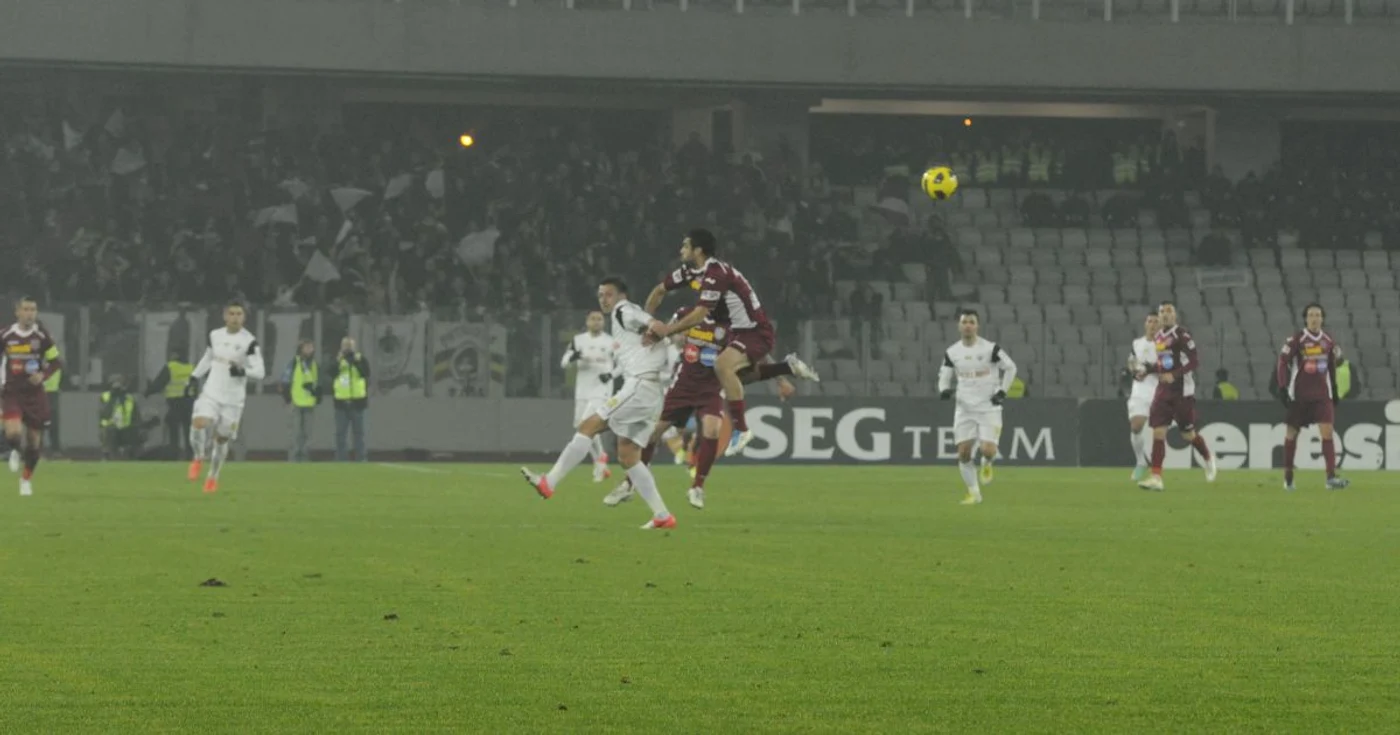 Partida U Cluj-CFR Cluj se dispută pe stadionul Cluj Arena FOTO: Florina Pop