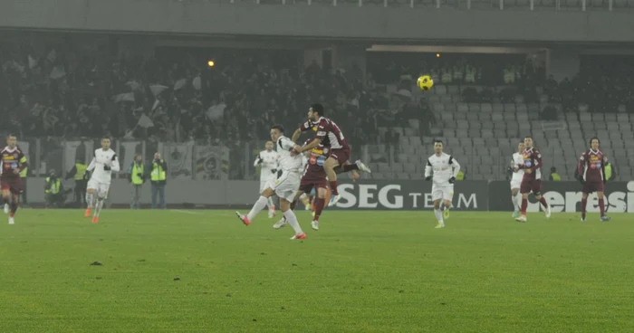Partida U Cluj-CFR Cluj se dispută pe stadionul Cluj Arena FOTO: Florina Pop