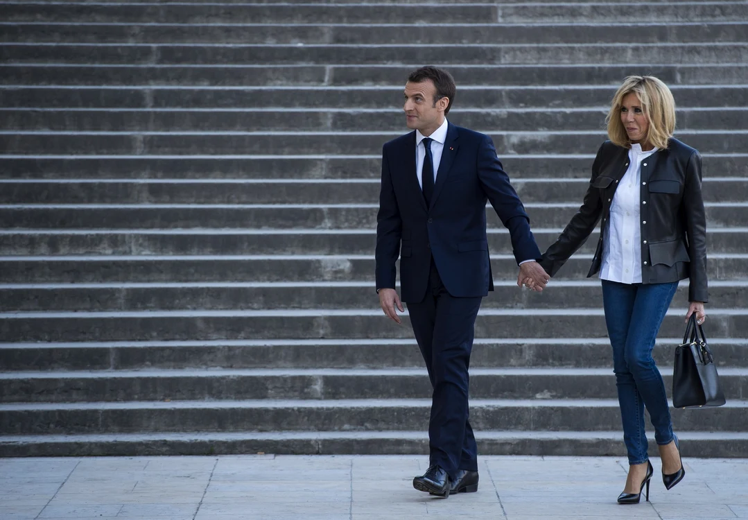 Emmanuel și Brigitte Macron FOTO Profimedia