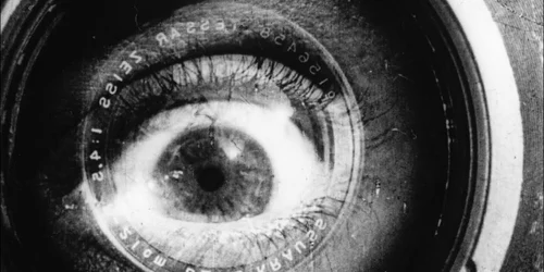 man with a movie camera