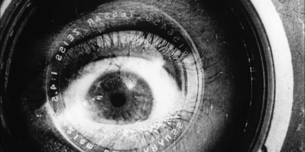 man with a movie camera