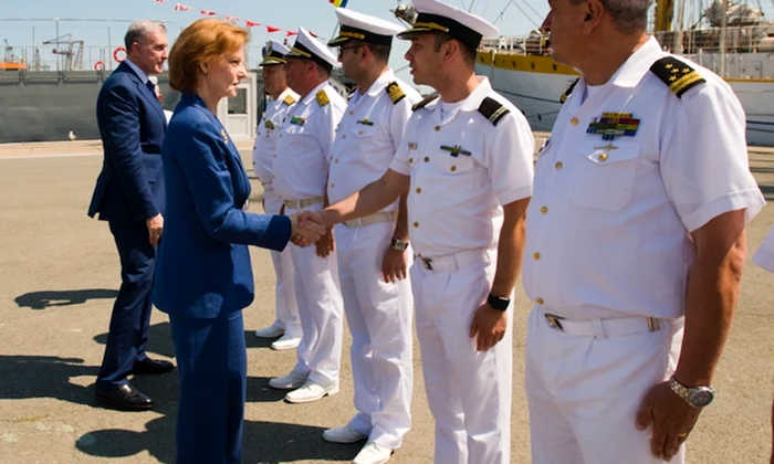 Majestatea Sa Margareta și Principele Radu pe Fregata Regina Maria, la Constanța   Daniel Angelescu, Casa Majestății Sale (12) jpeg