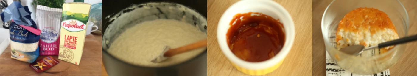 Budincă de orez caramelizată 