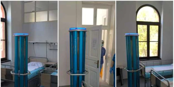 robot cu ultraviolete pentru dezinfectia sju zalau