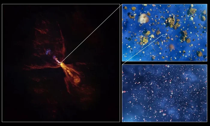 Naşterea unui nou sistem stelar la 1.300 de ani lumină de Soare, observată pentru prima dată de astronomi