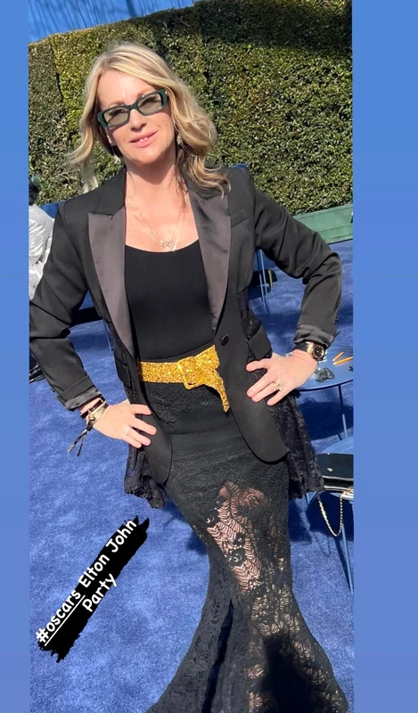 Nadia Comăneci la petrecerea lui Elton, Instagram 