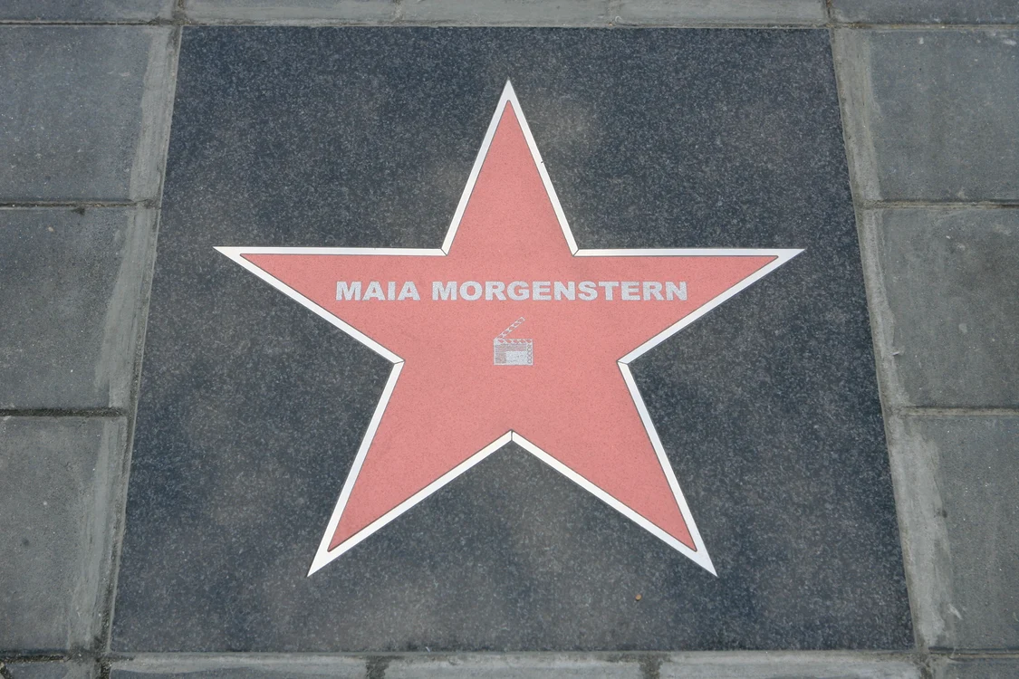 Steaua actriței Maia Morgenstern a fost prima inaugurată în Piața Timpului din Capitală