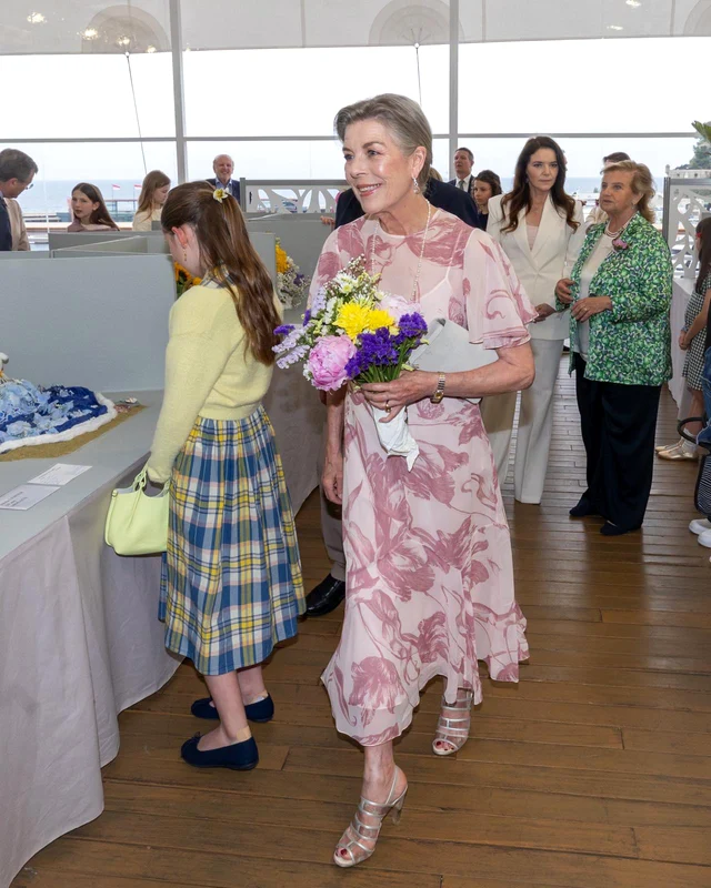 Prințesa Caroline de Monaco la Concursul Internațional Bouquet de la Monaco 2026. FOTO: Palatul Princiar