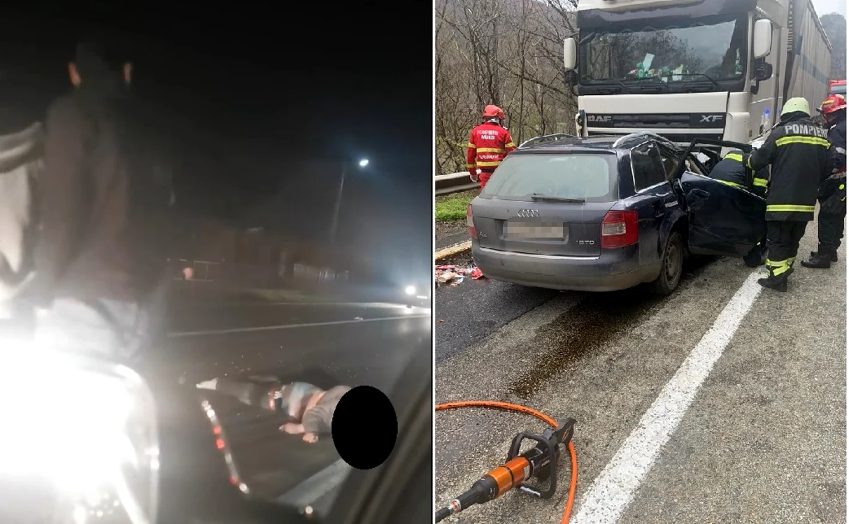 Trei victime pe Valea Oltului într-o singură zi în Sibiu (stânga) şi Vâlcea (dreapta) Foto colaj
