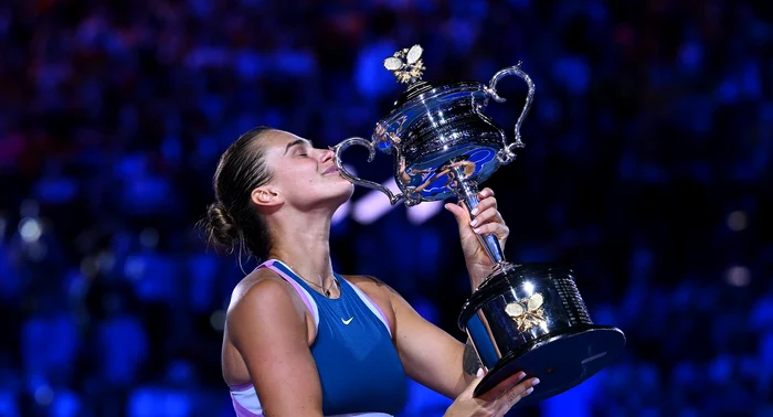 Sabalenka se încoronează regină la Australian Open pentru a doua oară la rând. Foto Getty images