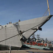 Fregata a ajuns în Portul Militar Constanţa la ora 10.00