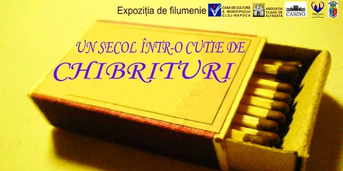 Afişul expoziţiei de chibrituri din Cluj