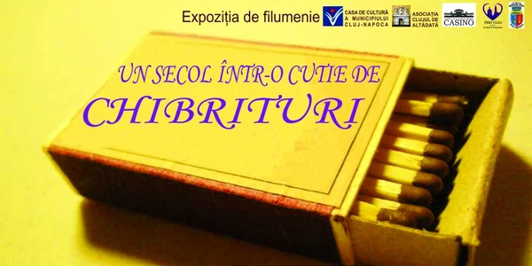 Afişul expoziţiei de chibrituri din Cluj