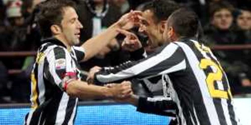 Del Piero (stânga) a devenit cel mai bun marcator din istoria lui Juve