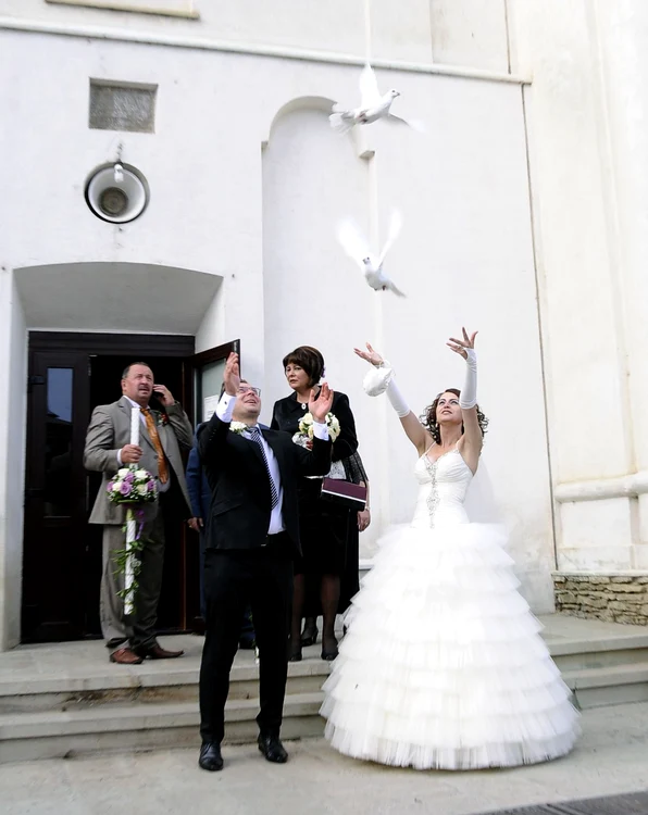 Aurelia şi Cătălin Ungureanu, mirii săptămânii