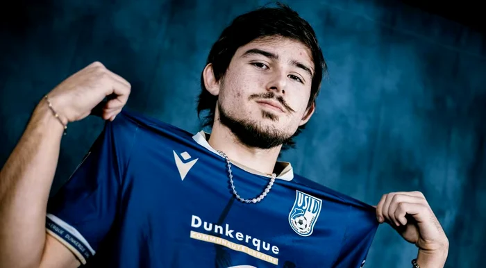 Alexi Pitu a ales să joace din nou în fotbalul francez. Foto US Dunkerque