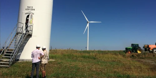 Parcul eolian - turbine eoliene Făcăeni Ialomiţa Foto Sînziana Ionescu