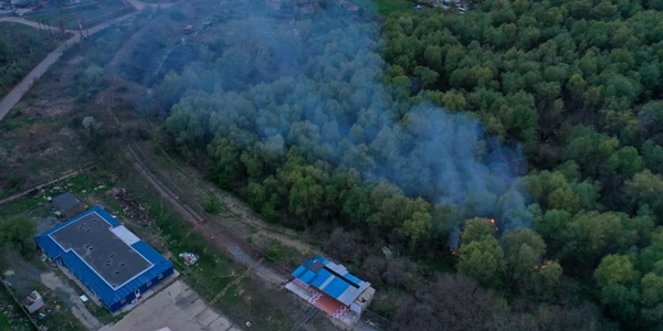 Incendiu Tulcea FOTO ISU 