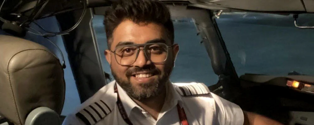 Smit Machchhar, pilotul erou de la bordul avionului FlyDubai jpg
