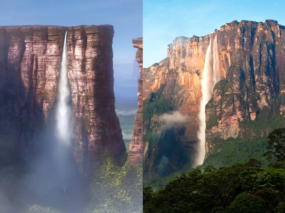 „Deasupra tuturor” – Cascada Îngerului,  Venezuela