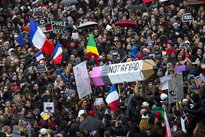 Marş împotriva terorismului la Paris FOTO AP