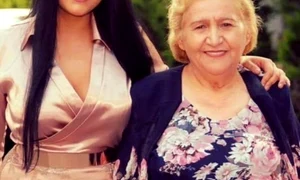 Gabi Luncă și fiica ei cea mică,  Rebeca Onoriu Sursa: Facebook