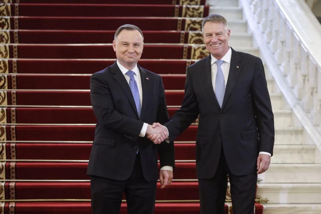 Klaus Iohannis şi Andrzej Duda, organizatorii evenimentului  FOTO Inquam Photos / George Călin