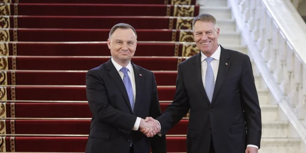 Vizită preşedintele Poloniei - Andrzej Duda - Klaus Iohannis - 22 mar 2022 / FOTO Inquam Photos / George Călin