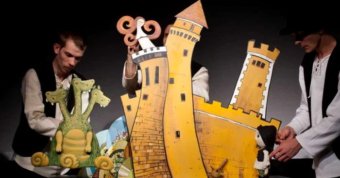 Imagine din spectacolul „Vagabondo"  FOTO Teatrul Maghiar din Timişoara